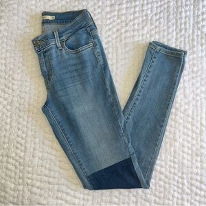 Levi's 710 Blue Skinny Jeans